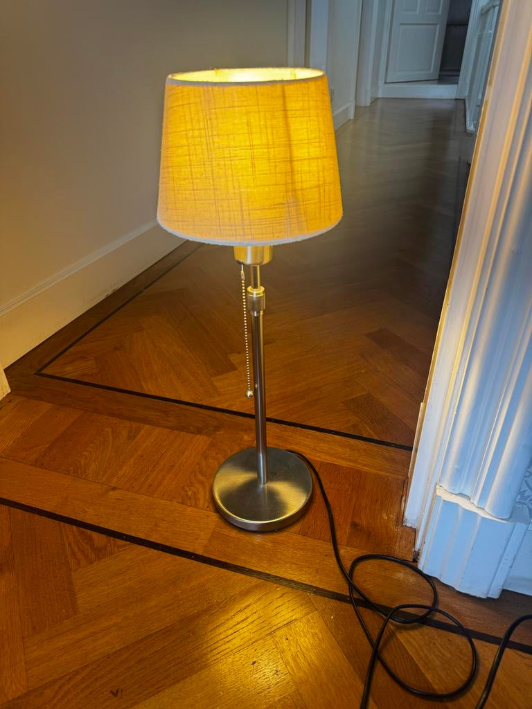 Stijlvolle tafellamp, Ophalen, Gebruikt, Metaal, Minder dan 100 cm