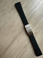 TAG Heuer 43mm  blackrubber strap + Clasp Buckle FC5099!, Sieraden, Tassen en Uiterlijk, Horloges | Dames, Ophalen, Zo goed als nieuw