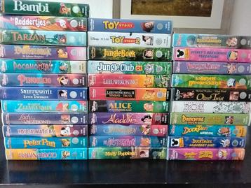 Grote Collectie Disney VHS Videobanden beschikbaar voor biedingen