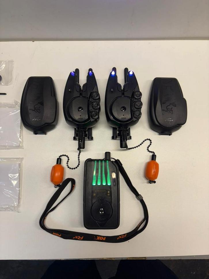 Fox RX+ 2+1 te koop met hardcase, Watersport en Boten, Hengelsport | Karpervissen, Zo goed als nieuw, Overige typen, Ophalen