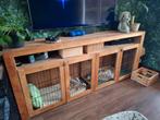 Zeer mooie masief dressoir met onder in 2 ruime benches, Ophalen, Zo goed als nieuw