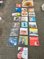 Set lp’s / platen in koffer (rood), Ophalen of Verzenden, Gebruikt