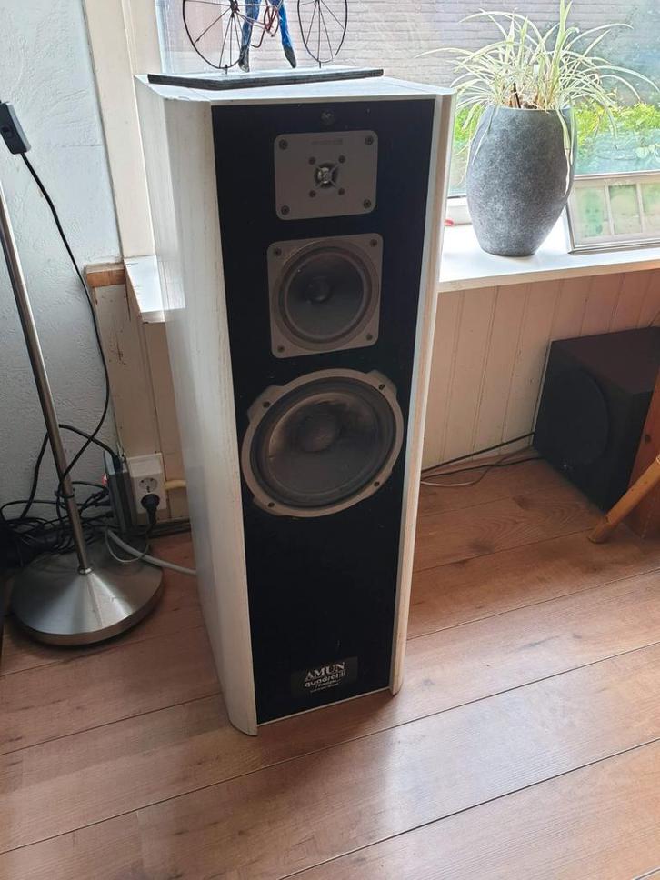 Quadral Amun MK4 High-End Luidsprekers, Audio, Tv en Foto, Luidsprekers, Gebruikt, Front, Rear of Stereo speakers, 120 watt of meer