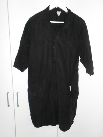Penn & Ink Zwarte Jurk/Blouse Met Knoopjes Maat 38 beschikbaar voor biedingen