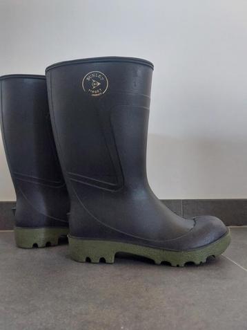 Laarzen werklaarzen regenlaarzen Dunlop zwart mt 6 is 39/40 beschikbaar voor biedingen