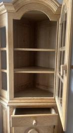 te koop: eiken hoekkast, Huis en Inrichting, Kasten | Vitrinekasten, Ophalen, Gebruikt, 200 cm of meer, Eikenhout