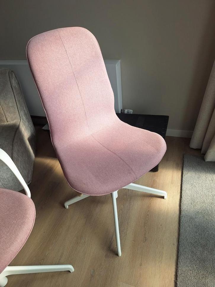 Ikea langfjall stoel met en zonder leuning., Huis en Inrichting, Stoelen, Zo goed als nieuw, Eén, Metaal, Stof, Overige kleuren