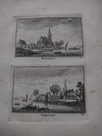 181/182 Jaarsveld Kopergravure 18e Eeuw dl 3, Antiek en Kunst, Ophalen of Verzenden