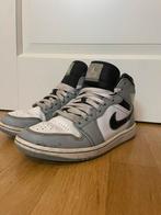 Nike Jordan 1 mid light smoke grey anthracite, Verzenden, Gedragen, Overige kleuren