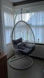 Hangstoel swing met standaard - wit, Huis en Inrichting, Stoelen, Ophalen, Gebruikt, Wit, Metaal