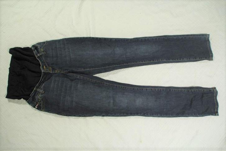 Leuke zwangerschaps spijkerbroek mt 36 merk Queen Mum, Kleding | Dames, Positiekleding, Zo goed als nieuw, Broek of Spijkerbroek