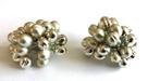 Mooie grote Vintage druiventros druif Oorbellen clips, Sieraden, Tassen en Uiterlijk, Verzenden, Zo goed als nieuw, Knopjes of Stekers