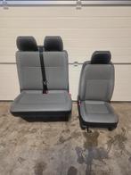 VW TRANSPORTER T5 T6 LEREN BIJRIJDERSBANK & BESTUURDERSSTOEL, Auto-onderdelen, Interieur en Bekleding, Ophalen, Nieuw, Volkswagen