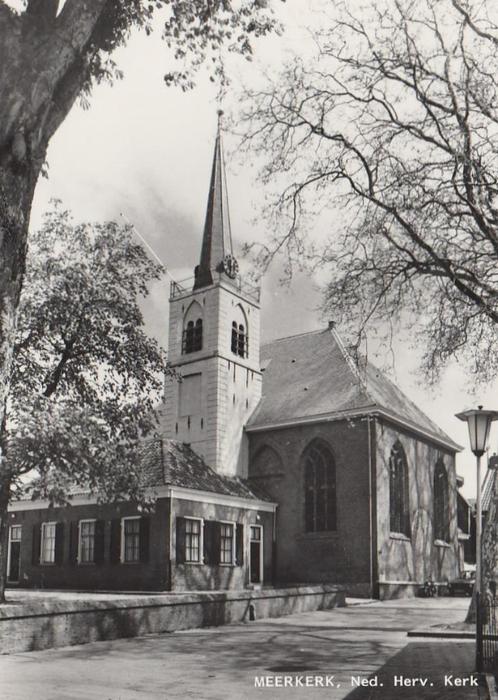 Meerkerk, nh, Verzamelen, Ansichtkaarten | Nederland, Gelopen, Utrecht, Ophalen of Verzenden