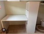 IKEA Kallax Kast met Bureau - Wit, Huis en Inrichting, Bureaus, Ophalen, Gebruikt, Bureau