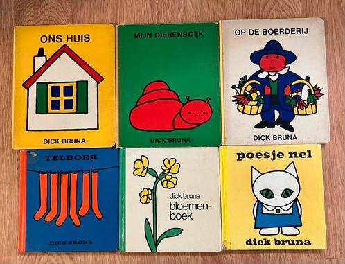 Dick Bruna antieke vintage boeken zeldzaam, Boeken, Kinderboeken | Baby's en Peuters, Gelezen, Ophalen of Verzenden