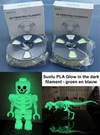 Sunlu PLA Glow in the dark Filament 1.75mm 1kg/rol, Ophalen of Verzenden, Nieuw
