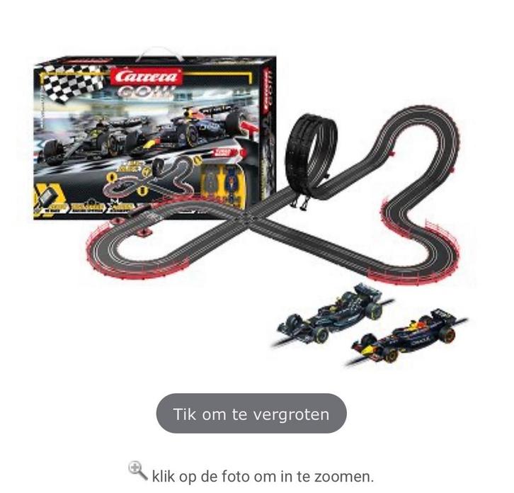 Carrera Racebaan Max Verstappen vs Hamilton, Kinderen en Baby's, Speelgoed | Racebanen, Zo goed als nieuw, Racebaan, Elektrisch