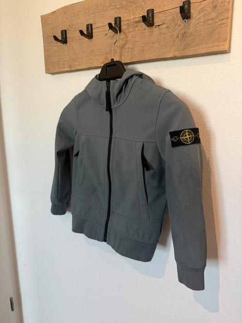 Stone Island Junior | Softshell | Grijs | 128, Kinderen en Baby's, Kinderkleding | Maat 128, Zo goed als nieuw, Jongen of Meisje