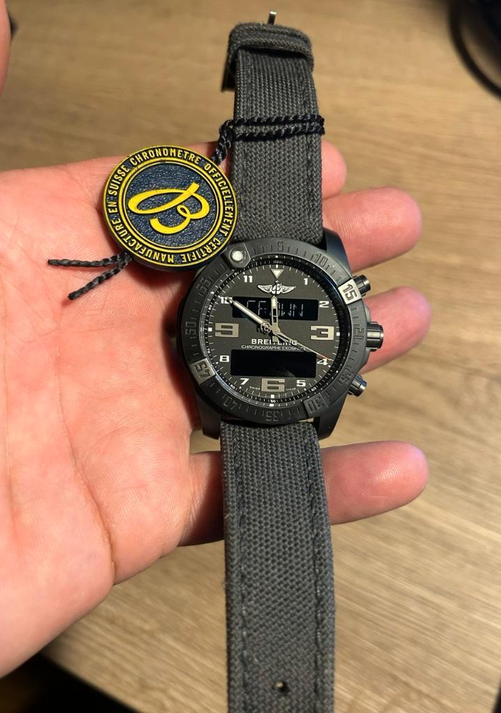 Breitling Exospace B55 connected, Sieraden, Tassen en Uiterlijk, Horloges | Heren, Zo goed als nieuw, Polshorloge, Breitling, Overige materialen