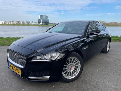 Jaguar XF 25t 2.0 250pk Aut 2019 Zwart, Auto's, Jaguar, Particulier, XF, ABS, Achteruitrijcamera, Adaptieve lichten, Adaptive Cruise Control