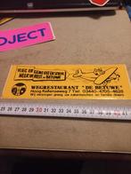 Wegrestaurant de betuwe tiel, Verzamelen, Stickers, Ophalen of Verzenden, Zo goed als nieuw