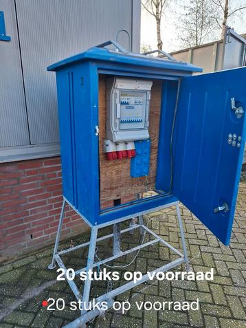 Diverse bouwstroomkasten doorlopend keuze uit circa 25 stuks beschikbaar voor biedingen