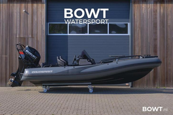 AQUASPIRIT S585DC | Aluminium RIB | D-Tubes | Suzuki DF150, Watersport en Boten, Rubberboten, Nieuw, Overige merken, 120 tot 200 pk