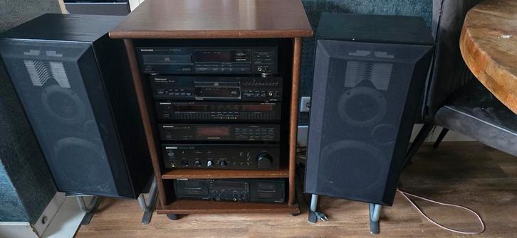 Pioneer Vintage Stereo Systeem Jaren 90, Audio, Tv en Foto, Stereo-sets, Gebruikt, Cassettedeck, Cd-speler, Tuner of Radio, Speakers