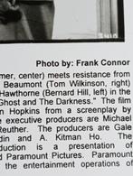 Foto: The Ghost and the Darkness Val Kilmer, 1980 tot heden, Foto, Zo goed als nieuw, Buitenland