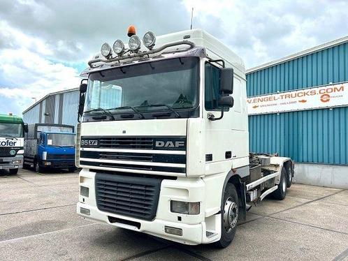 DAF 95.480 XF SPACECAB 6x2 WITH HOOK-ARM SYSTEM (EURO 3 / ZF, Auto's, Vrachtwagens, Bedrijf, Te koop, ABS, Airconditioning, Cruise Control