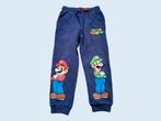 SUPER MARIO blauwe joggingsbroek met opdruk mt 110 ~ CP3006, Kinderen en Baby's, Kinderkleding | Maat 110, Gebruikt, Ophalen of Verzenden