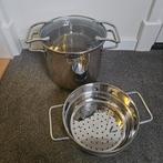 Stoom inzet voor pan - Berghoff, Kookpan of Snelkookpan, Gebruikt, Ophalen of Verzenden, Rvs