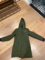 Groene winterjas meisjes 158/164 teddy voering, Ophalen of Verzenden, Zo goed als nieuw