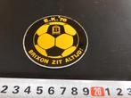 sticker Voetbal E.K. 1976  BRIXON zit altijd !, Ophalen, Zo goed als nieuw, Bedrijf of Vereniging