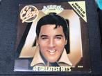 Dubbel LP Elvis 40 greatest hits, Ophalen of Verzenden, Gebruikt