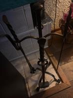 Smeedijzeren haardstel - Klassiek en functioneel, Ophalen of Verzenden, Gebruikt, Vrijstaande haard, Houthaard