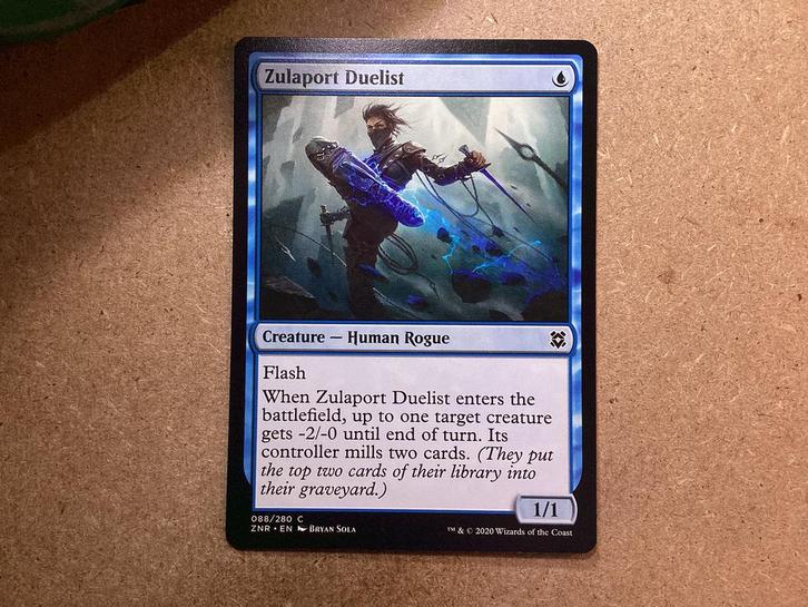 1x Zulaport Duelist [088/280] (Near Mint), Hobby en Vrije tijd, Verzamelkaartspellen | Magic the Gathering, Zo goed als nieuw