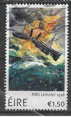 352-25 Ierland 2018 / RMS Leinster nom. € 1.50, Verzenden, Ierland, Gestempeld