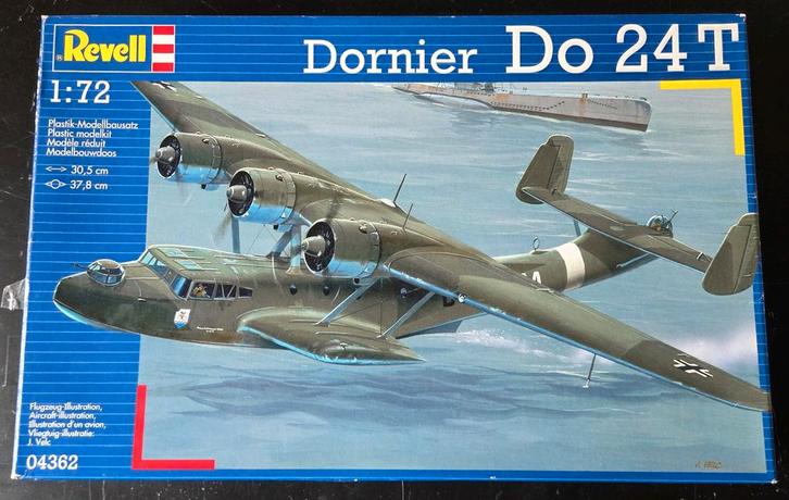 Revell  Dornier Do 24T 1:72, Hobby en Vrije tijd, Modelbouw | Vliegtuigen en Helikopters, Zo goed als nieuw, Vliegtuig, 1:72 tot 1:144