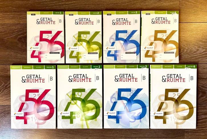 Getal & Ruimte VWO B Deel 1 t/m 4 + Uitwerkingen Ed 12 Nieuw, Boeken, Schoolboeken, Nieuw, Wiskunde B, VWO, Ophalen of Verzenden