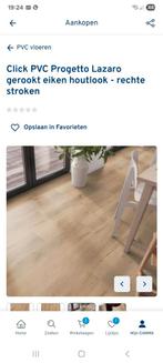 Prachtig gerookt eiken pvc (4,44 m2), Huis en Inrichting, Stoffering | Vloerbedekking, Ophalen, Nieuw, 75 m² of meer, Overige typen