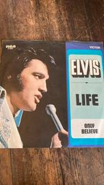 Elvis life only believe single, Verzamelen, Muziek, Artiesten en Beroemdheden, Gebruikt, Ophalen of Verzenden