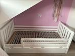 Whitewash 1-persoonsbed 90x200 met lades, 85 tot 100 cm, Gebruikt, Ophalen of Verzenden, Lattenbodem