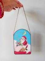Vintage kersthanger, raamhanger, glas in lood, Diversen, Kerst, Ophalen, Zo goed als nieuw