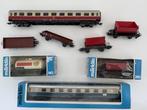 Marklin HO 2 personenrijtuigen en 6 goederenwagons, Hobby en Vrije tijd, Modeltreinen | H0, Ophalen, Wisselstroom, Analoog, Märklin
