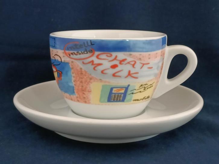 La porcellane d'Ancap - cappuccinokop Chatmilk, Huis en Inrichting, Keuken | Servies, Zo goed als nieuw, Kop(pen) en/of Schotel(s)