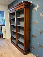 Antieke open boekenkast, Ophalen of Verzenden