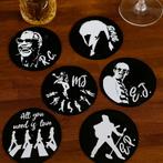 Woonaccessoires | OnderzettersVinyl Onderzetters Muzieklegen, Huis en Inrichting, Woonaccessoires | Onderzetters, Glas of Kopje