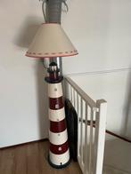 Texelse Vuurtoren lamp, Huis en Inrichting, Lampen | Vloerlampen, 150 tot 200 cm, Zo goed als nieuw, Hout, Ophalen